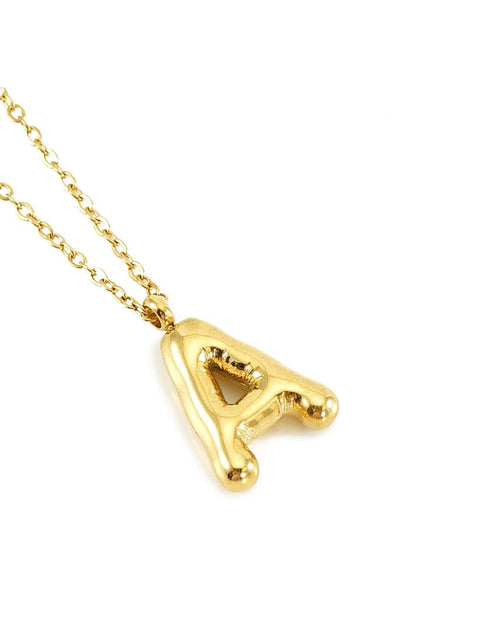 Load image into Gallery viewer, Balloon Initial Necklace by Embellish Your Life
