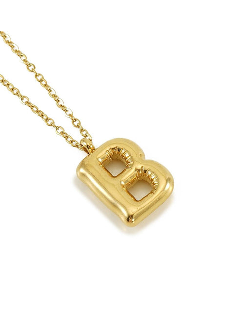 Load image into Gallery viewer, Balloon Initial Necklace by Embellish Your Life
