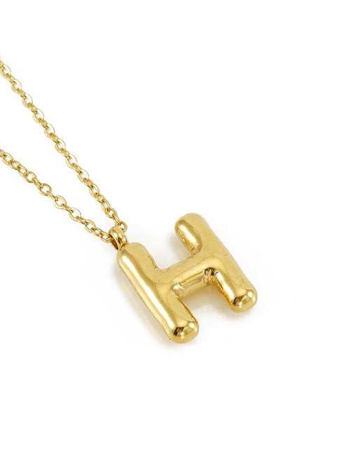 Load image into Gallery viewer, Balloon Initial Necklace by Embellish Your Life
