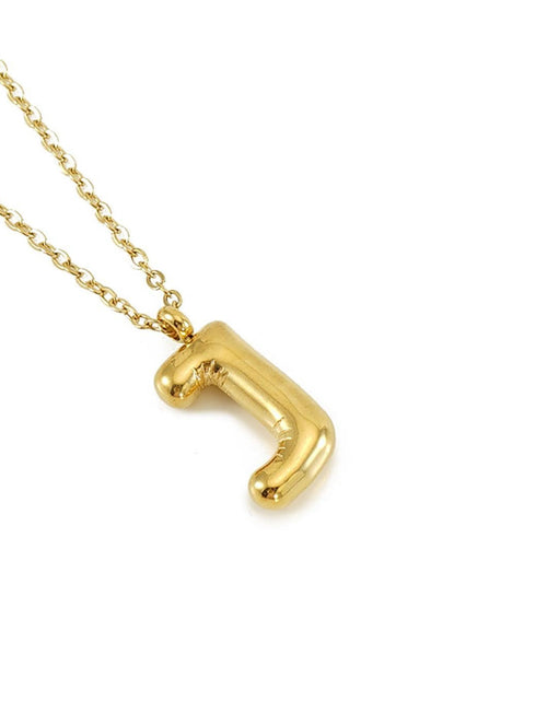 Load image into Gallery viewer, Balloon Initial Necklace by Embellish Your Life
