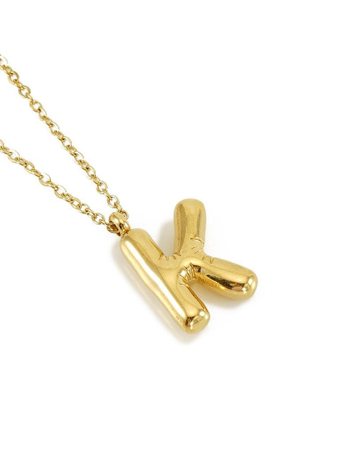 Load image into Gallery viewer, Balloon Initial Necklace by Embellish Your Life
