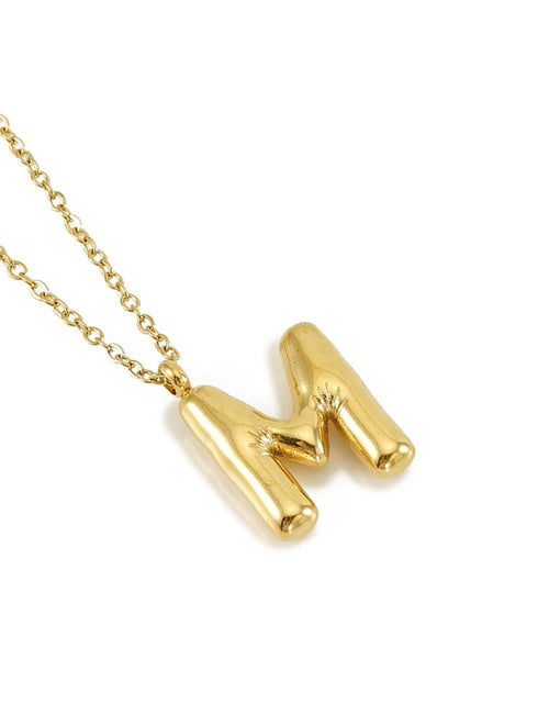 Load image into Gallery viewer, Balloon Initial Necklace by Embellish Your Life
