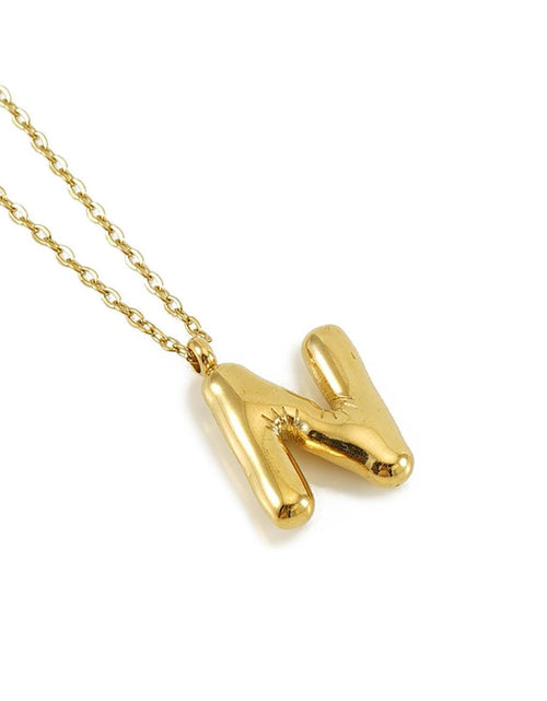 Load image into Gallery viewer, Balloon Initial Necklace by Embellish Your Life
