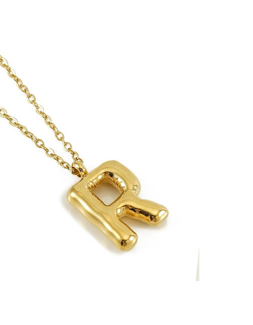 Load image into Gallery viewer, Balloon Initial Necklace by Embellish Your Life
