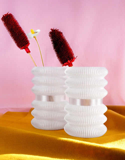 Load image into Gallery viewer, BANDES Vase by Rosebud HomeGoods
