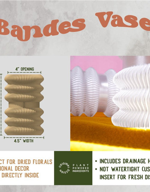 Load image into Gallery viewer, BANDES Vase by Rosebud HomeGoods

