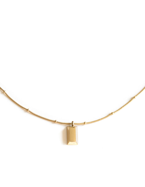 Load image into Gallery viewer, Arvo Gold Brick Necklace by Arvo
