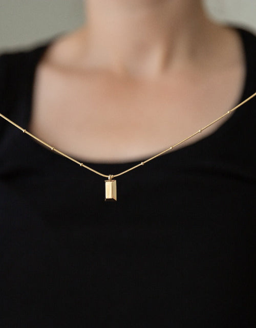 Load image into Gallery viewer, Arvo Gold Brick Necklace by Arvo
