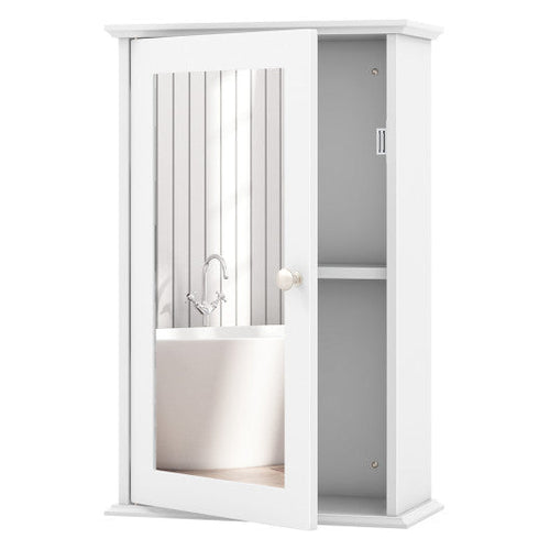 Load image into Gallery viewer, Bathroom Wall Cabinet with Single Mirror Door
