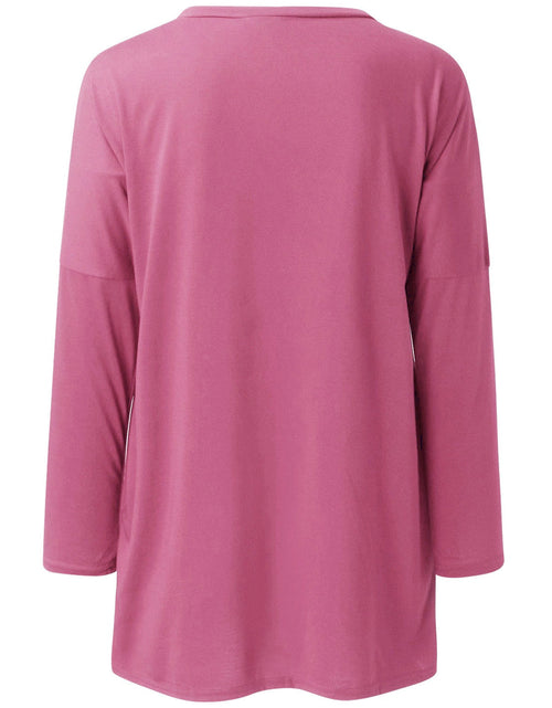 Load image into Gallery viewer, Full Size Round Neck Long Sleeve T-Shirt
