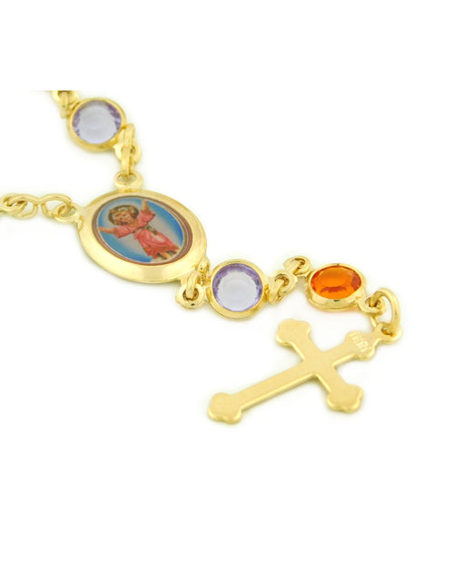 Load image into Gallery viewer, 14k God Filled Multi Color Nino Bracelet
