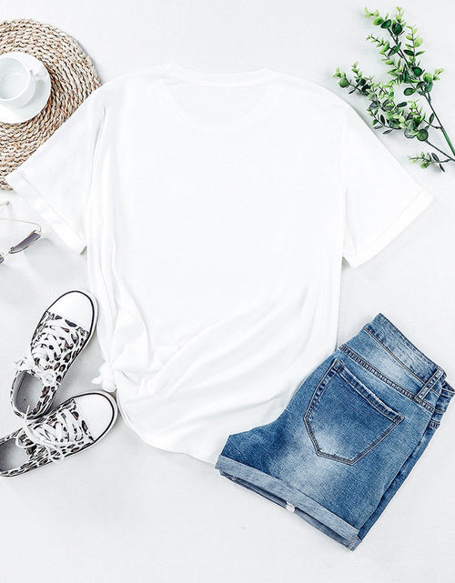Load image into Gallery viewer, Football Round Neck Short Sleeve T-Shirt
