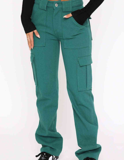 Load image into Gallery viewer, Straight Leg Cargo Pants

