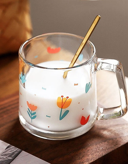 Load image into Gallery viewer, Set Of Four Modern Printed Glass Mugs by Izhar Studio- CA
