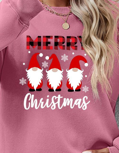 Load image into Gallery viewer, MERRY CHRISTMAS Long Sleeve Sweatshirt
