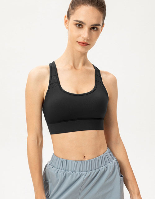 Load image into Gallery viewer, Scoop Neck Long Sports Bra
