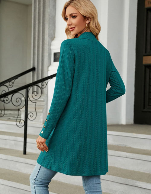 Load image into Gallery viewer, Long Sleeve Open Front Cardigan
