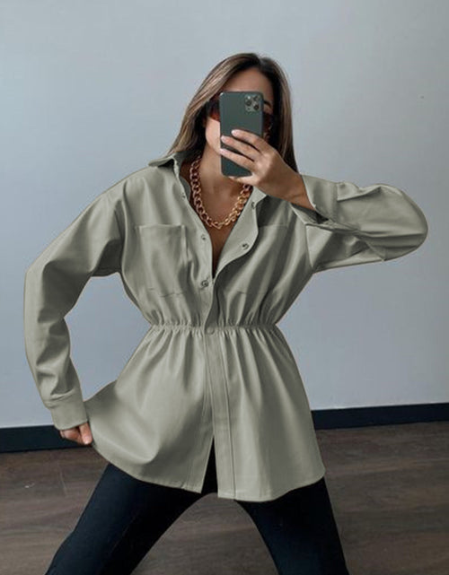 Load image into Gallery viewer, Snap Down Collared Jacket
