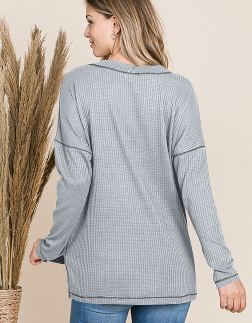 Load image into Gallery viewer, Reborn J V Neck Long Sleeve Top
