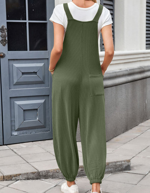 Load image into Gallery viewer, Lovelet Knotted Strap Overalls with Pockets
