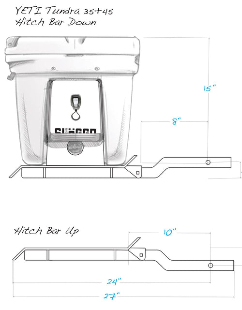 Load image into Gallery viewer, YETI Tundra 35 + 45 Cooler Kit by Sloggn Gear Company
