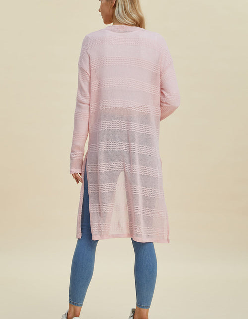 Load image into Gallery viewer, Double Take Full Size Open Front Longline Cardigan

