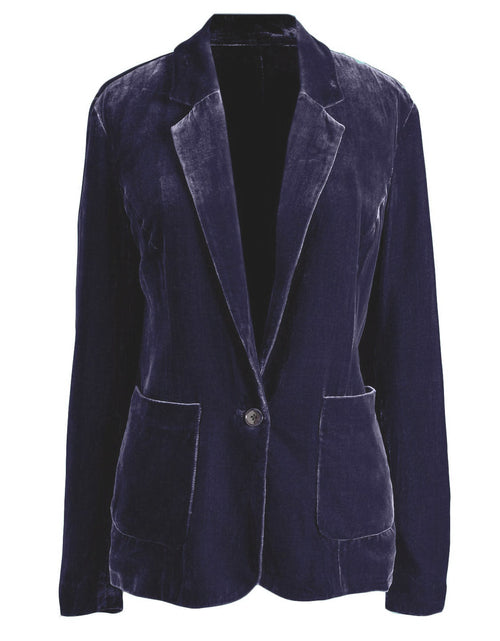 Load image into Gallery viewer, Pocketed Button Up Lapel Collar Blazer
