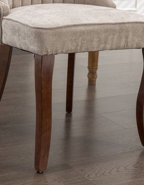 Load image into Gallery viewer, Set of 2 Rayon Cloth Flocking Linen Dining Chairs by Blak Hom
