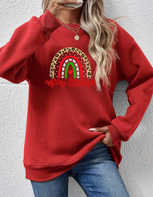 Load image into Gallery viewer, MERRY CHRISTMAS Graphic Sweatshirt
