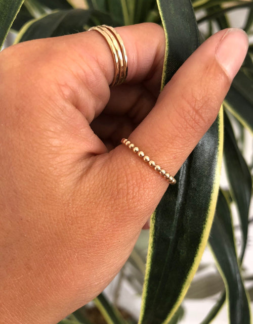 Load image into Gallery viewer, Beaded Stack Ring by Toasted Jewelry
