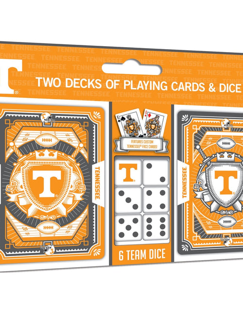 Load image into Gallery viewer, Tennessee Volunteers - 2-Pack Playing Cards &amp; Dice Set by MasterPieces Puzzle Company INC
