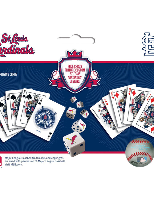 Load image into Gallery viewer, St. Louis Cardinals - 2-Pack Playing Cards &amp; Dice Set by MasterPieces Puzzle Company INC
