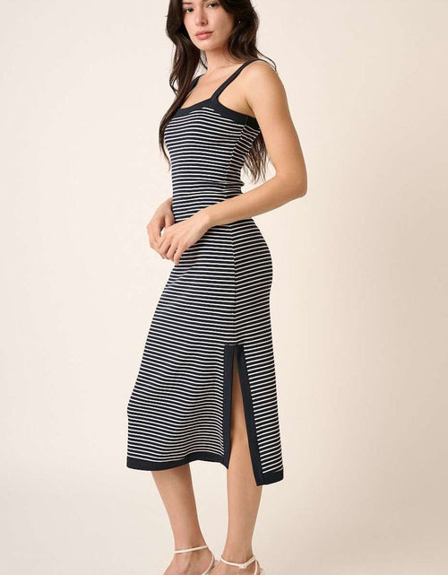 Load image into Gallery viewer, Mittoshop Contrast Striped Midi Cami Dress
