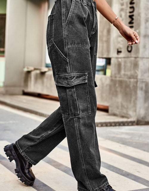 Load image into Gallery viewer, Loose Fit Long Pants with Pockets
