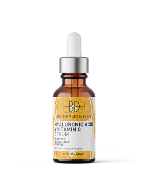 Load image into Gallery viewer, BH DERMCENTER Hyaluronic Acid &amp; Vitamin C Anti Aging Serum - Moisturizes and Brightens Skin  2 oz by  Los Angeles Brands
