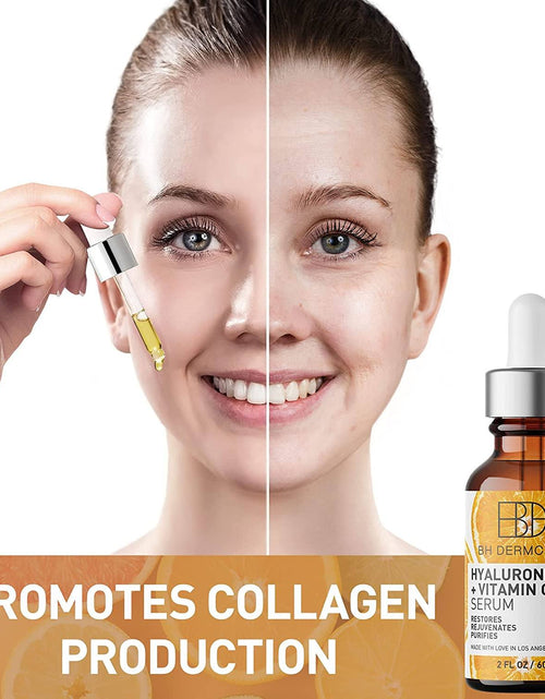 Load image into Gallery viewer, BH DERMCENTER Hyaluronic Acid &amp; Vitamin C Anti Aging Serum - Moisturizes and Brightens Skin  2 oz by  Los Angeles Brands

