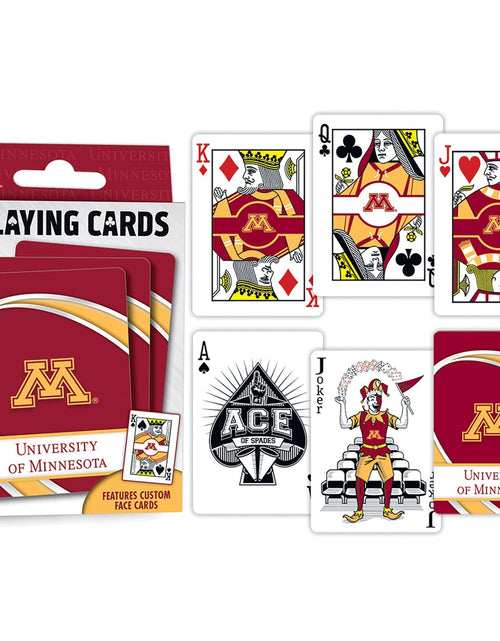 Load image into Gallery viewer, Minnesota Golden Gophers Playing Cards - 54 Card Deck by MasterPieces Puzzle Company INC

