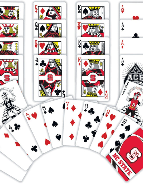 Load image into Gallery viewer, NC State Wolfpack Playing Cards - 54 Card Deck by MasterPieces Puzzle Company INC
