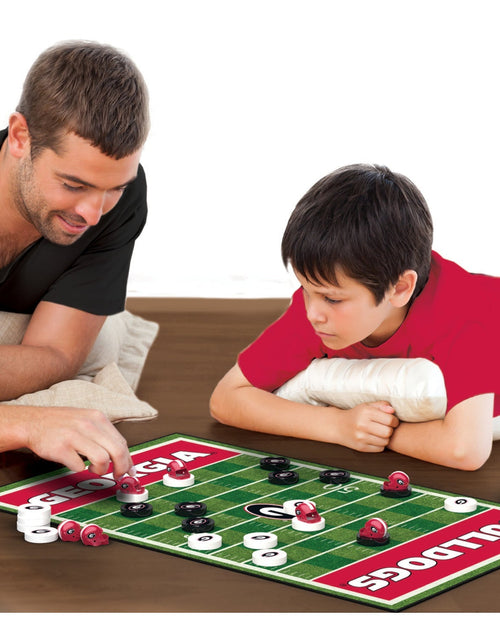 Load image into Gallery viewer, Georgia Bulldogs Checkers Board Game by MasterPieces Puzzle Company INC
