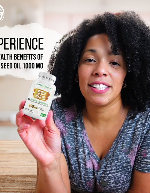 Load image into Gallery viewer, Black Seed Oil Capsules 1,000mg (Softgel) by Mother Nature Organics
