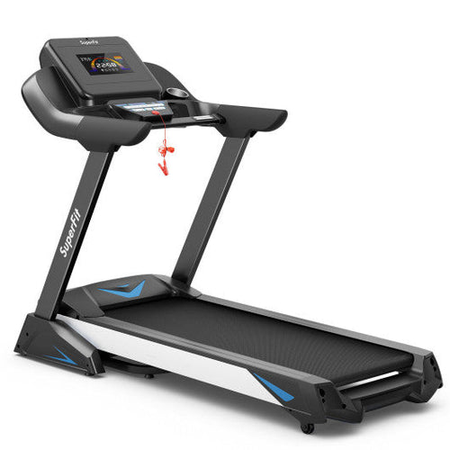 Load image into Gallery viewer, 4.75 HP Treadmill with APP and Auto Incline for Home and Apartment-Black
