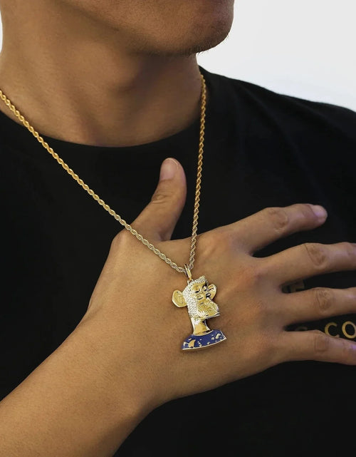 Load image into Gallery viewer, Bling Proud X Bored Ape NFT Pendant with Iced Hair by Bling Proud | Urban Jewelry Online Store

