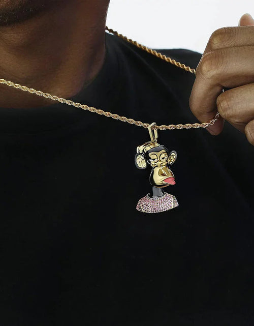Load image into Gallery viewer, Bling Proud X Bored Ape NFT Pendant with Iced T-Shirt by Bling Proud | Urban Jewelry Online Store
