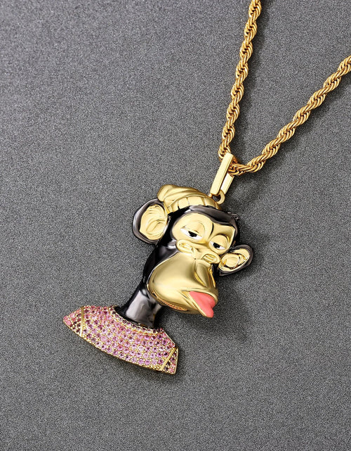 Load image into Gallery viewer, Bling Proud X Bored Ape NFT Pendant with Iced T-Shirt by Bling Proud | Urban Jewelry Online Store
