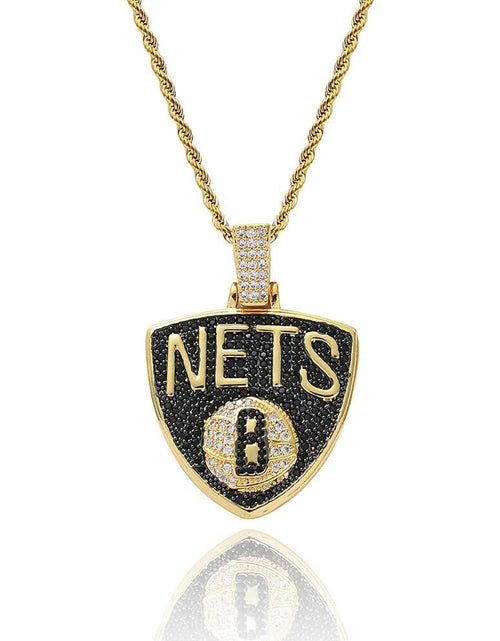 Load image into Gallery viewer, Bling Proud X NBA Brooklyn Nets Pendant by Bling Proud | Urban Jewelry Online Store
