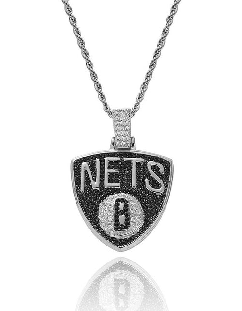 Load image into Gallery viewer, Bling Proud X NBA Brooklyn Nets Pendant by Bling Proud | Urban Jewelry Online Store
