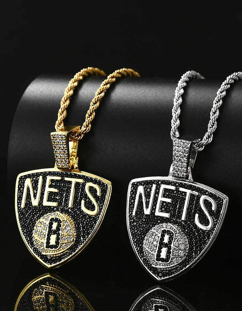 Load image into Gallery viewer, Bling Proud X NBA Brooklyn Nets Pendant by Bling Proud | Urban Jewelry Online Store
