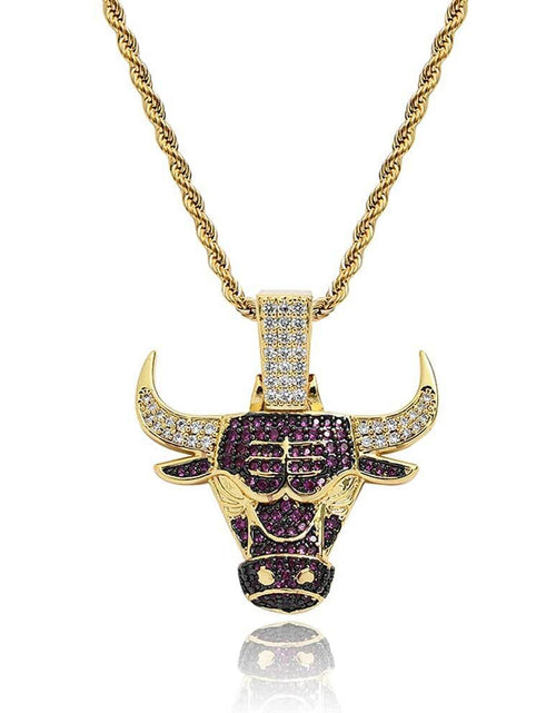 Load image into Gallery viewer, Bling Proud X NBA Chicago Bulls Pendant by Bling Proud | Urban Jewelry Online Store
