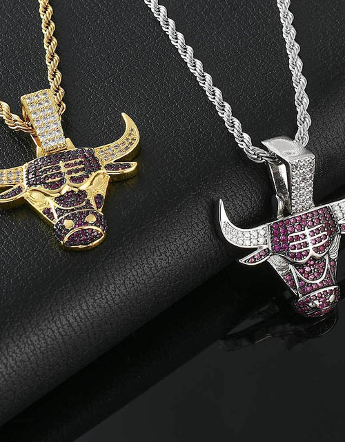 Load image into Gallery viewer, Bling Proud X NBA Chicago Bulls Pendant by Bling Proud | Urban Jewelry Online Store
