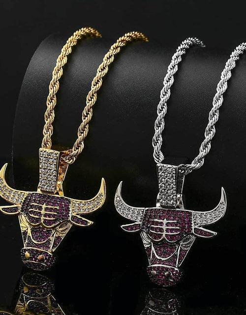Load image into Gallery viewer, Bling Proud X NBA Chicago Bulls Pendant by Bling Proud | Urban Jewelry Online Store

